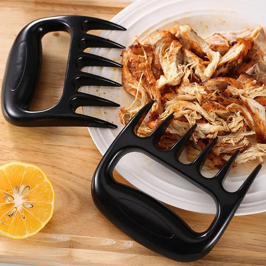 Bear Claw Meat Shredder Set – Heat-Resistant BBQ Pulled Pork Claws (2-Pack)